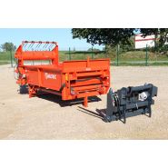 Pailleuse agricole DT125 Axiale Pick N' Go - Altec - Paillage à disques jusqu'à 12 m - Capacité 1 tonne_2