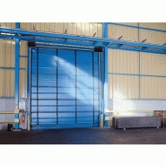 Porte rapide à empilement - souple - utilisation extérieure - structure acier - dimensions 6000 x 6000 mm_2