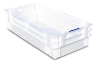 Bac gerbable 800 x 400 - 50 litres - PEHD - Norme Europe - Blanc ou Gris_2