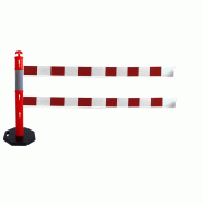 Balise haute visibilité avec barrière extensible - 1 / 2_2