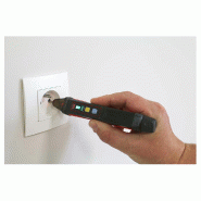 FITEST15 - Détecteur de tension AC sans contact avec lampe torche intégrée, IP67, mode basse tension et protection 1000V CAT IV_2