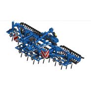 Rouleau tasseurs avec bâti tube carré mécano-soudé