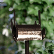 Peinture fer extérieur direct sur rouille - HAMMERITE châtaigne martelé 0.75 L - Protection et décoration des métaux ferreux_2