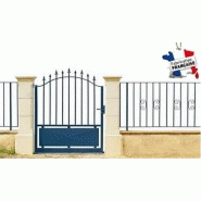 Portillon cintré en acier - forme chapeau de gendarme - différentes couleurs et hauteurs disponibles_2