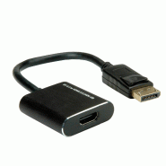 Roline adaptateur displayport - hdmi, 4k@60hz, dp v1.4, dp m-hdmi f_2