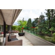 T-e-glass - garde-corps en aluminium avec verre tempéré et feuilleté 10+10 - Italian Fashion Stairs_2