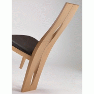Chaise Ellipse en bois massif - moderne, fabrication française, avec finitions personnalisables_2