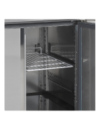 Desserte réfrigérée négative 2 portes adossée - GN1/1 - Inox - Classe climatique 4 - GF72_2