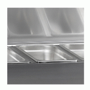 Vitrine à ingrédients réfrigérée avec pare-haleine - 4 x GN 1/3 | Tefcold - VK38-120_2