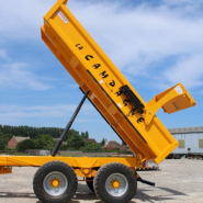 Benne TP - La Campagne - Caisse Hardox robuste avec vérin devant l'essieu Bogie_2
