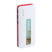 Power Bank USB - 3 ports de charge - 10000 mAh - plastique - rouge_2