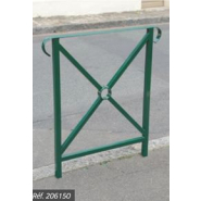 Barrière main courante HERITAGE en acier peint sur zinc - Longueur 800 ou 1500 mm - Plusieurs configurations possibles_2