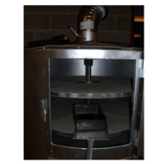 Four à bois métallique et isolé par un tissu ignifuge, Capacité de 6 à 40 pains selon le modèle - RÉF. VKH01 ET VHK02_2