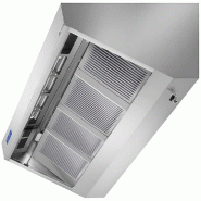 Hotte murale inox - 2m40 - avec moteur, régulateur, filtre et éclairage | Profondeur 900 mm_2