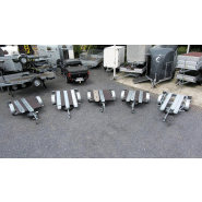 Remorque facile à utiliser à 1 essieu de 600 kg idéale pour le transport de 2 motos ou 400 kg - trigano tpm2s_2
