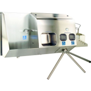 Sas Hygiène en acier inox - ECO Compact II avec module de nettoyage des semelles, lavage, séchage et désinfection des mains_2