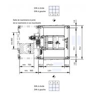Monte-charge CMC Type 500.15/59 P - élévateur accompagné - charge 500 kg - pylône autoportant en acier galvanisé_2