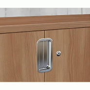 Armoire 2 portes - 3 étagères - (L : 100 cm x P : 42 cm x H : 147 cm) So Laroya_2