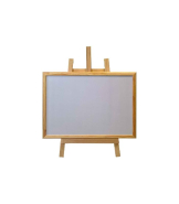Chevalet bois de peintre pour enfant - Recto ardoise noire et Verso blanc effaçable - Référence : LSTF7BRUT-ENF_2