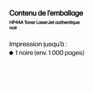 HP HP44A Toner LaserJet authentique noir_2
