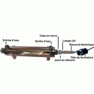 Stérilisateur d'eau UV 25W - Ampoule Philips - Débit 1,8 m3/h - Acier inoxydable_2