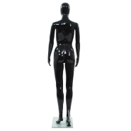 Vidaxl mannequin femme corps complet base verre noir brillant 175 cm 142929_2