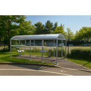 Abri fumeur métallique VISION_3