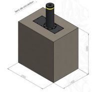 Borne de défense TITAN-HR AUTO - Citinnov - Sécurité maximale certifiée K12/M50 - Corps robuste et compact_3