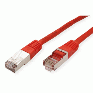 Cordon ROLINE Cat.5e (Classe D) S/FTP AWG26, rouge, 2 m_2