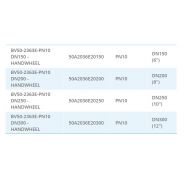 BV50A-2363E-PN10 - Vannes guillotines unidirectionnelles - Belven - Volant - Montage entre brides PN10_2