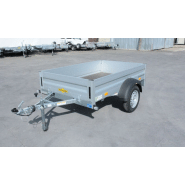 Remorque sans frein Humbaur HA 752113 - bâche plate ou haute, alu et acier - 1376 kg_2