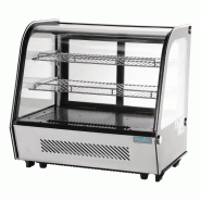 Vitrine de comptoir réfrigérée économe en énergie Série G noire 120L - Polar - GP292_2
