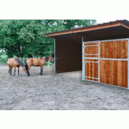 Abris et boxes de prairies pour chevaux - matériau durable et livraison en France_2