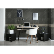 Grosfillex carreau de revêtement mural 15 pcs 15x90 cm chêne marron 434309_2