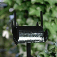 Peinture fer extérieur direct sur rouille HAMMERITE - Noir martelé - 0.25 L - Protection et décoration des métaux ferreux_2