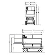 Nacelle ciseaux électriques Skyjack SJIII 4632 - Hauteur de travail 11,75 m - Système SKYCODED™ et fonctionnalités avancées_2