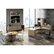 Bureau de direction et administratif FLIXY - Livraison rapide - Made in Italie - Personnalisable_2