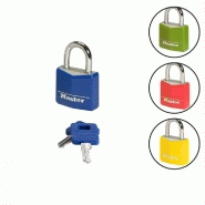 Cadenas à clé MASTER LOCK - Aluminium massif 30 mm - Résistant à la corrosion - Usage intérieur_2