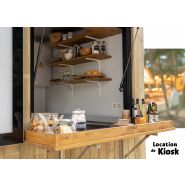 Kiosque de restauration clé en main avec équipements intégrés