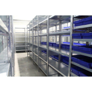 Rayonnage à tablettes OHRA - 3 hauteurs au choix - Charge maximale par travée 1500 kg - Stockage petites pièces et marchandises non palettisées_2