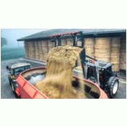 Benne polyvalente avec griffe repensée et vérins protégés