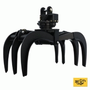 Pince de tri Rotobec série 6007MUL avec rotateur RT-222 - utilisation multiple et rotation 360°_2