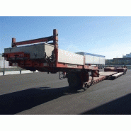 Remorque Faymonville extra surbaissée pour transport de matériel lourd