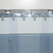 Rideau à lanières PVC Super Grand Froid - Surgélateur et Congélateur - Résistant jusqu'à -60°C_2