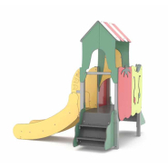 Aire de jeux pour les tout-petits - PETIT PRIMEUR - LD1VT110010 - Ludoparc - Structure inox et habillage synthétique HPL_2