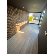 Bureau aménagé personnalisable - Container 20 pieds avec finition intérieure bois ou plaque de plâtre, isolation et revêtement de sol_2