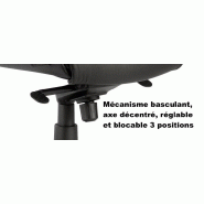 Fauteuil de Direction en cuir RAY - Sitek - cuir noir_2