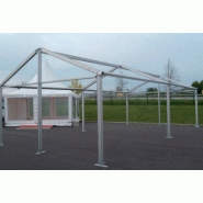 Tente de stockage fermée standard – structure fixe en aluminium – couverture unie – ancrage au sol avec platine – dimensions 15 x 7 x 2.30 m_2