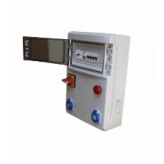 Mcidst0060 - Armoire électrique de chantier - H2MC - fil incandescent 650°C - Coffret de prises Mono 63A avec interrupteur frontal_2