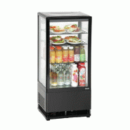 Mini vitrine réfrigérée 78 L, noire | Bartscher_2